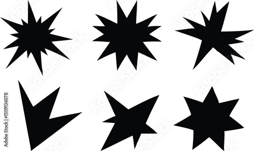 Step down silhouette design clean crisp edges vector shape