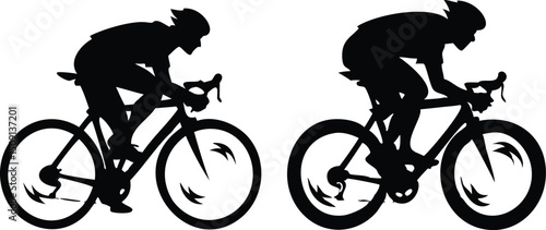Step down silhouette design, clean cutout vector shape