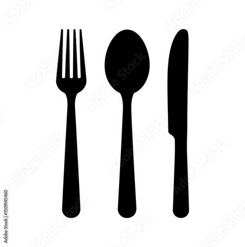 Fork spoon and knife cutlery restaurant silverware