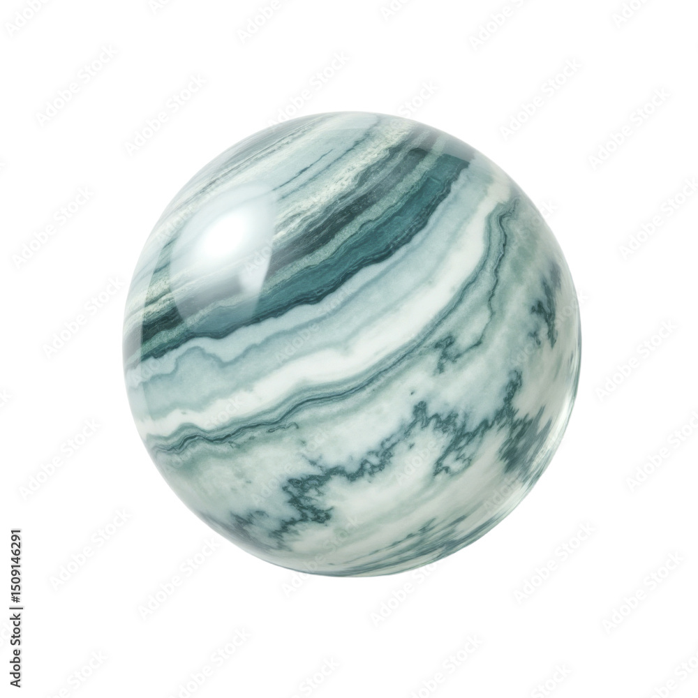 Nature marble sphere transparent background cutout close-up view artistic environment Nature marble sphere transparent background cutout close-up view artistic environment