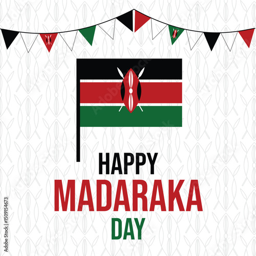 Happy Madaraka Day Celebration Kenya Poster