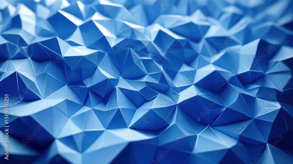 Abstract blue low-poly background. (1) Abstract blue low-poly background. (1)