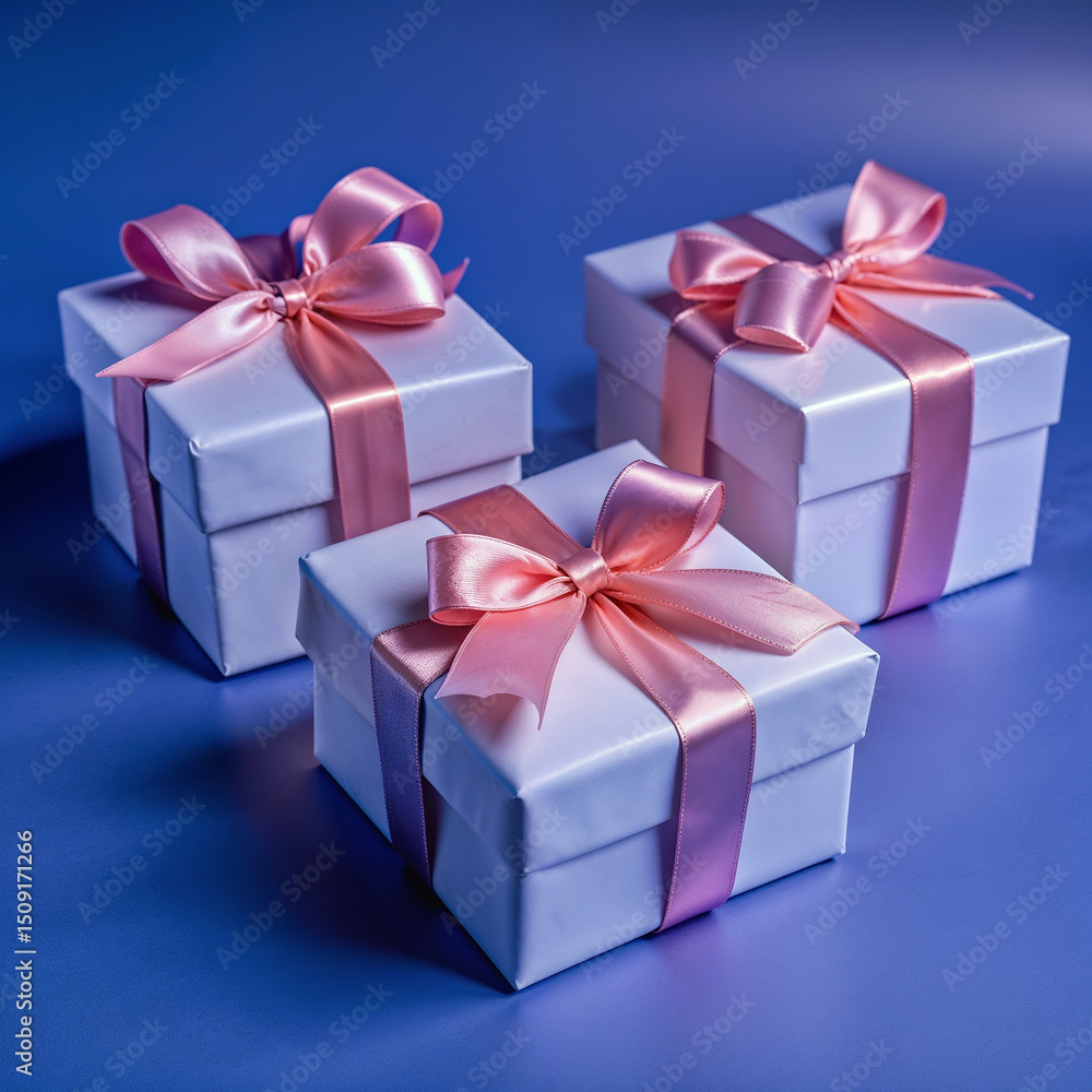 Obraz premium gift box with ribbon
