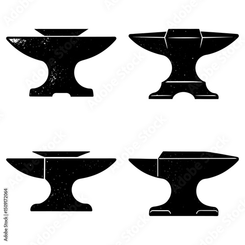 Anvil Silhouette vector illustration