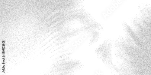 Grain particles in gradual monochrome gradation with faded spray effect. Vector illustration of fluid noise pattern, shadow dissolve, and floating dust texture.
