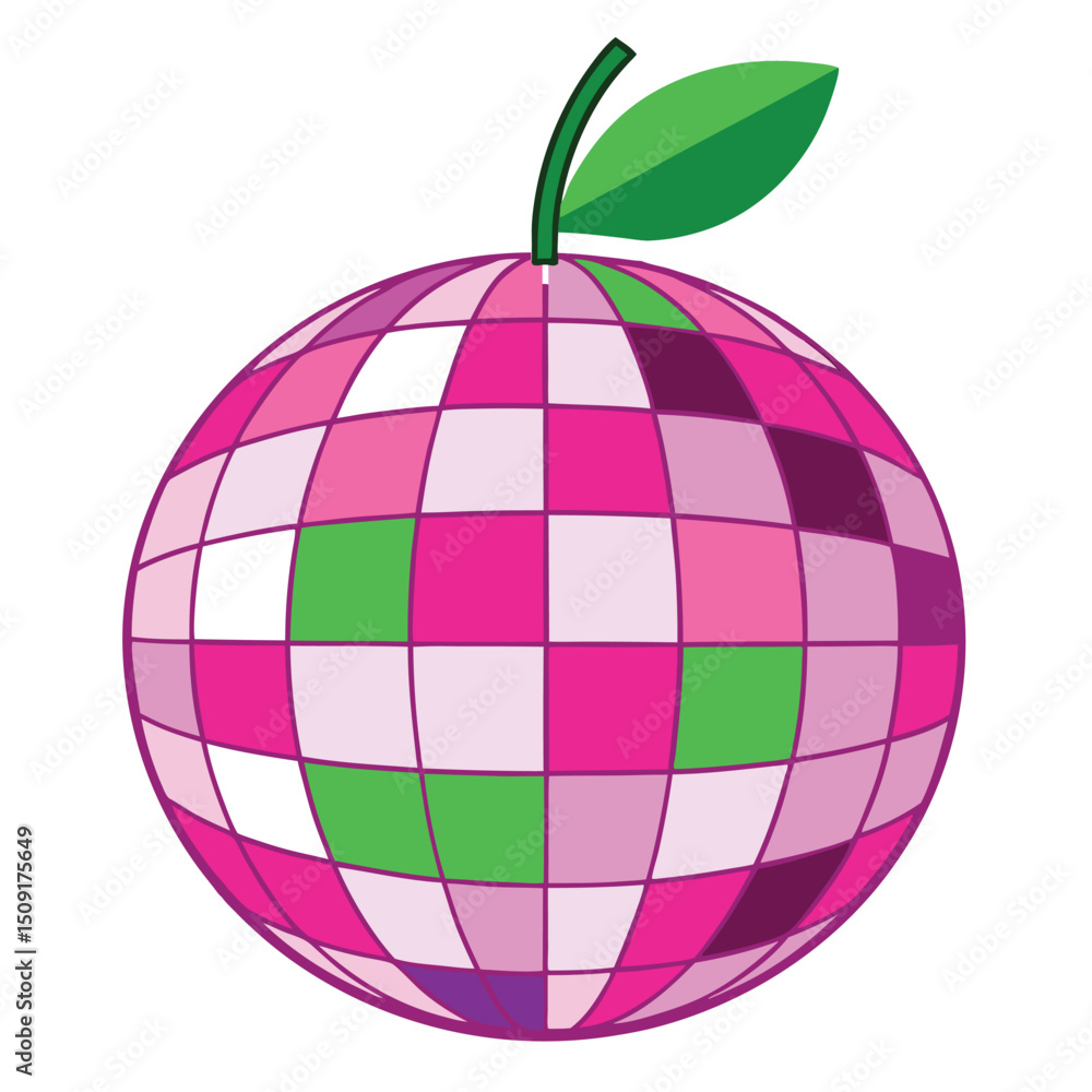 Fototapeta premium Disco Ball Apple