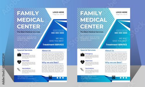 Exclusive Creative , Modern Medical Flyer Design , poster design , Print Design , Advertisement , Business, Graphic Design , Illustrator , 