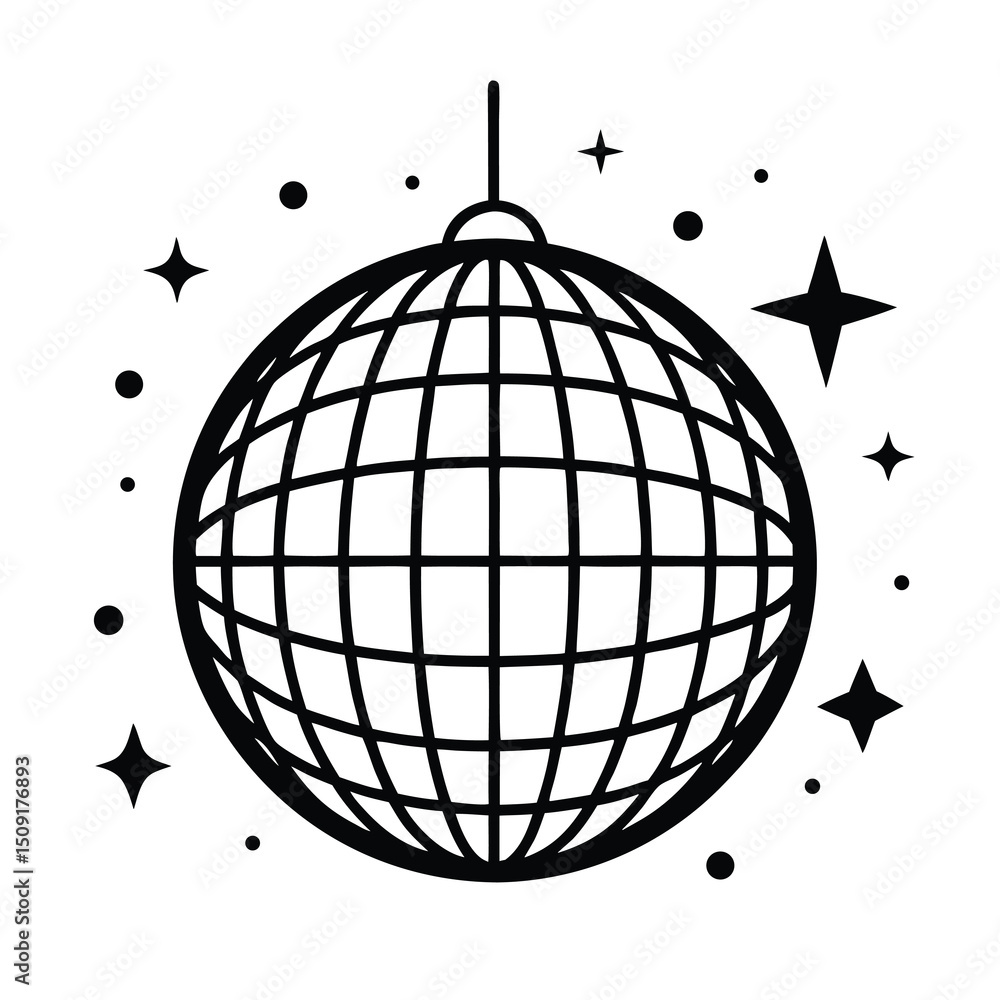Disco Ball Icon Disco Ball Icon