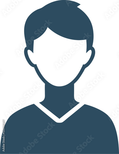 Wallpaper Mural Clean avatar vector for identity, online account, or user card elements in web designs Torontodigital.ca