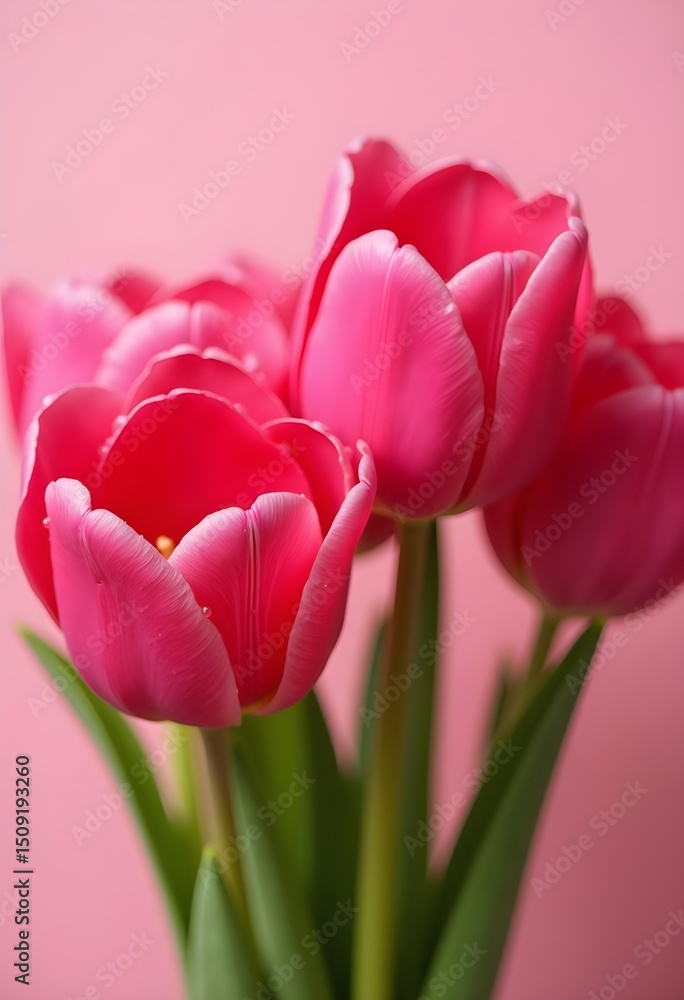 Fototapeta premium Pink Tulip Collection