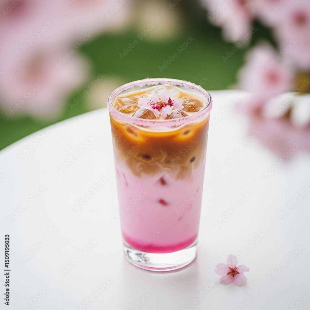 Cherry Blossom Iced Latte Cherry Blossom Iced Latte