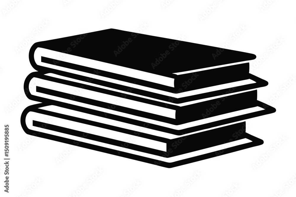stack of books vector icon stack of books vector icon