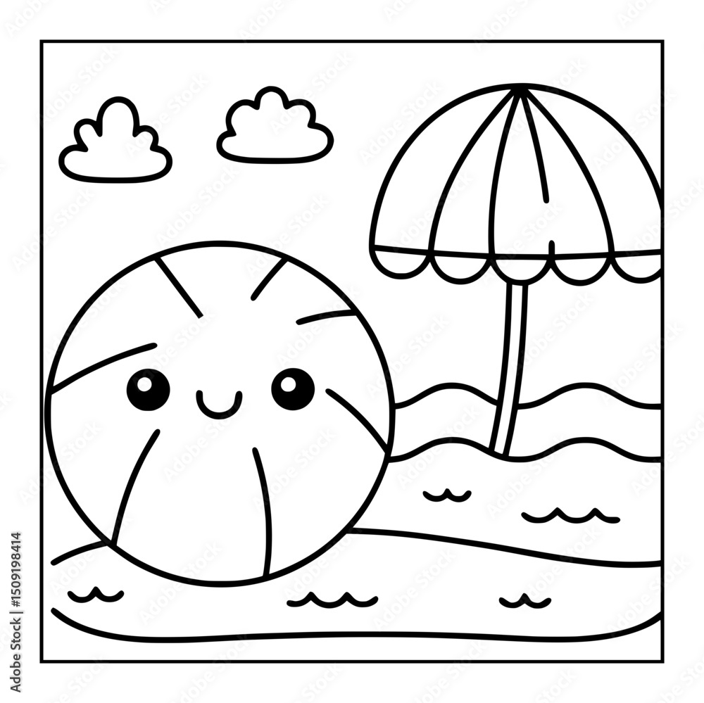 Fototapeta premium black and white coloring pages