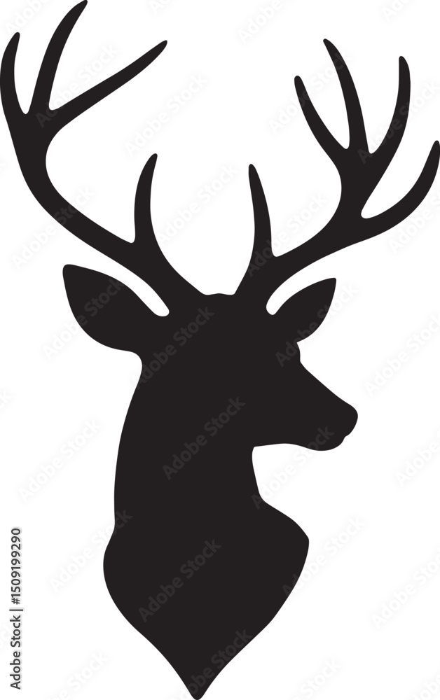 Deer Head Vector EPS Design Deer Head Vector EPS Design
