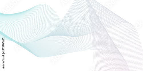 Speed lines connection vector background. Flowing futuristic dynamic motion technology. Wave curve of a smoky flow movement abstract background.	

