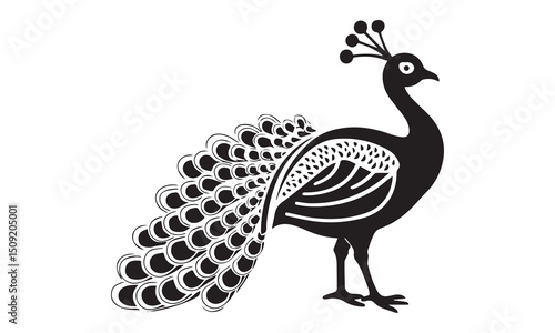 Peacock art vector illustration art design.vectors,background,illustration, daily, popular, unique,king, viral.