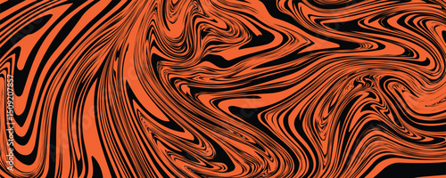 Seamless patetrn with abstract curly drops. Floral endless camo ornament texture. Vector background.