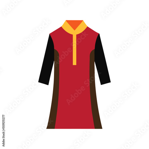 kameez vector art illustration
