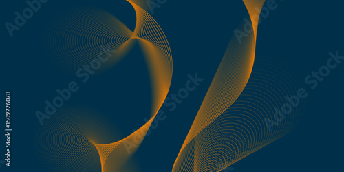 Light and bright glowing blend line curve wave seamless pattern dynamic color design element, modern background with line wavy smooth blend and particles abstract simple creative geometric design.