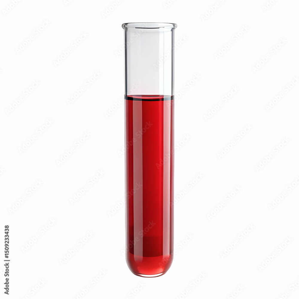 test tube with red liquid test tube with red liquid