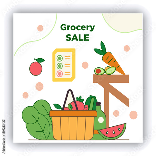 Young Asian woman coming home from grocery shopping, taking out fresh fruits and vegetables from a reusable shopping bag on the kitchen counter. She is taking photos of the fresh produces with smartph