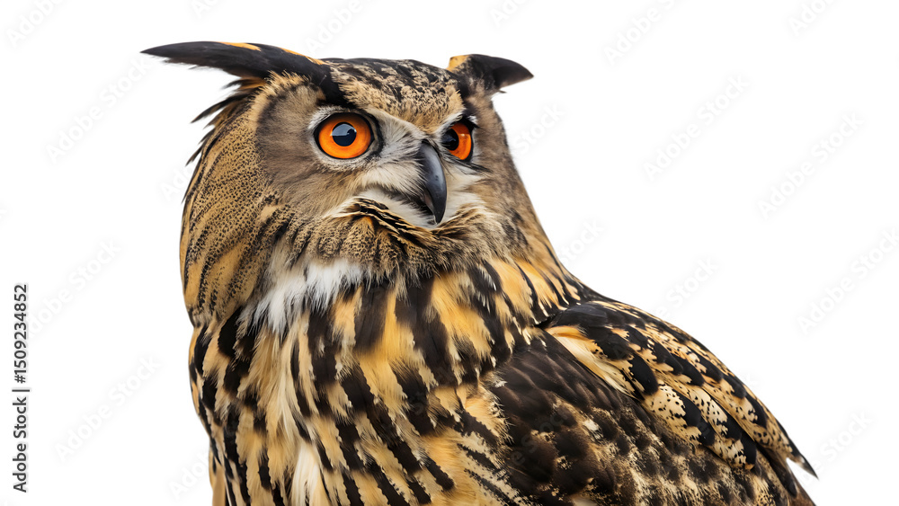 Fototapeta premium Close-Up of a Powerful Eurasian Eagle