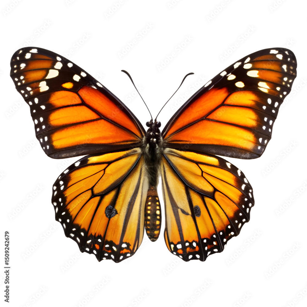 Fototapeta premium butterfly isolated on white background