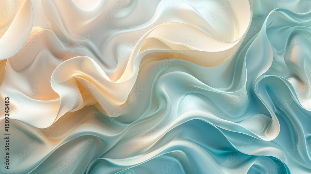 Abstract background with fluid shapes in calming blue and beige tones, designed for meditation affirmations. Abstract background with fluid shapes in calming blue and beige tones, designed for meditation affirmations.