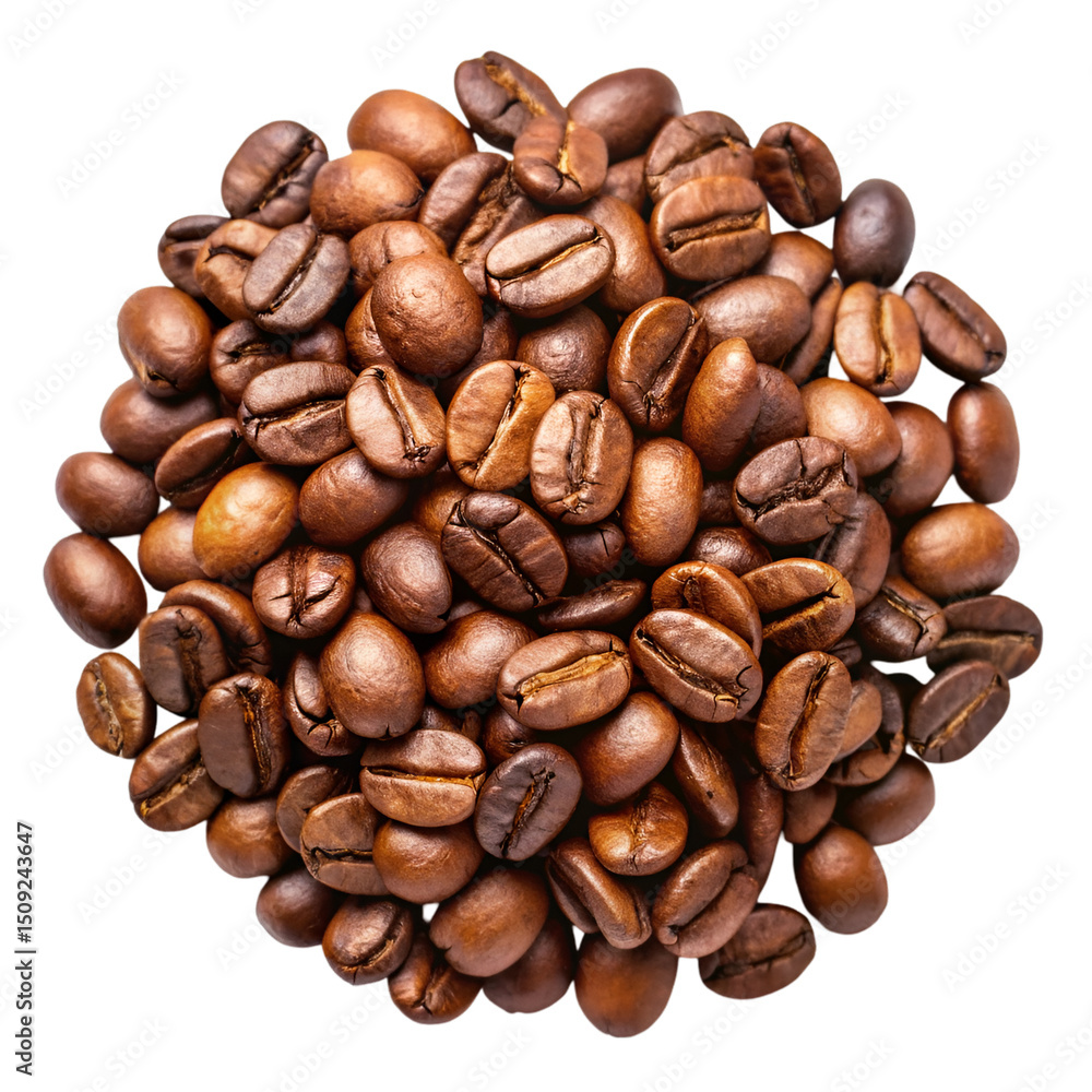 Naklejka premium coffee beans background