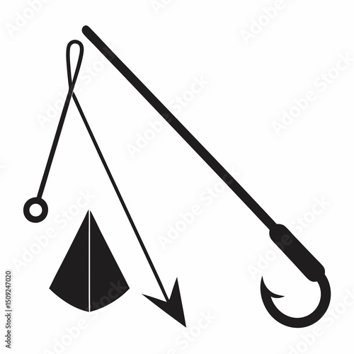 Metal Hooks Silhouette Set .