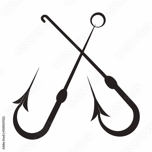 Metal Hooks Silhouette Set .