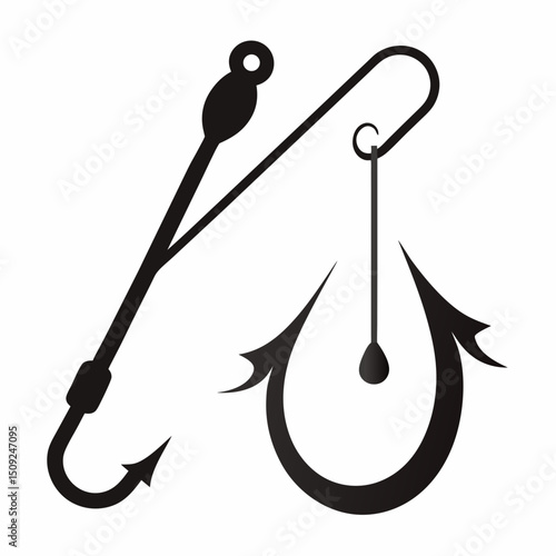 Metal Hooks Silhouette Set .