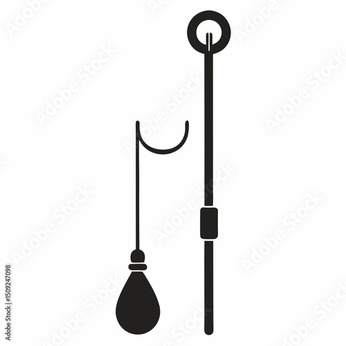Metal Hooks Silhouette Set .