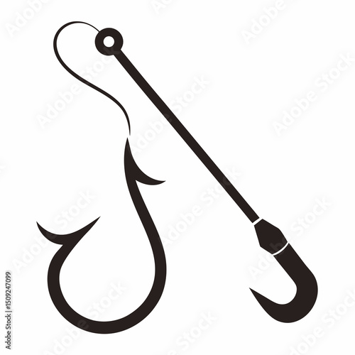 Metal Hooks Silhouette Set .