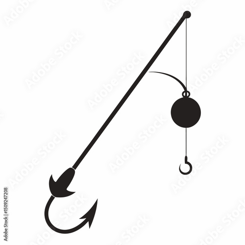 Metal Hooks Silhouette Set .