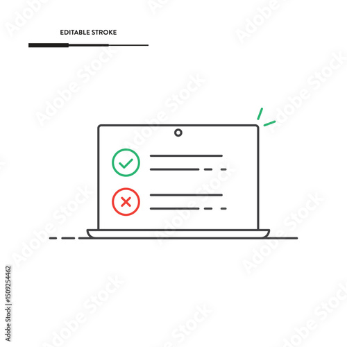 Laptop Icon Vector Design.