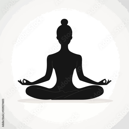 Professional Yoga Concept Icon Design Vector Illustration for Wellness Websites