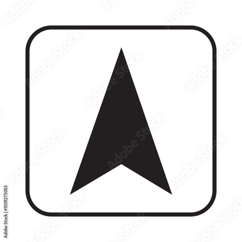 this way up orientation pictogram for proper handling