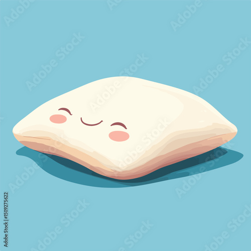 Soft Pillow Cartoon Vector Illustration Graphic Design for Projects & Products