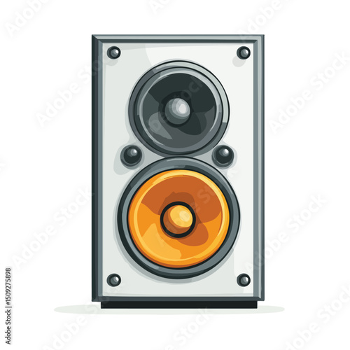 Professional Speaker Loud Sound Marketing Promotion Icon Vector for Business Presentations