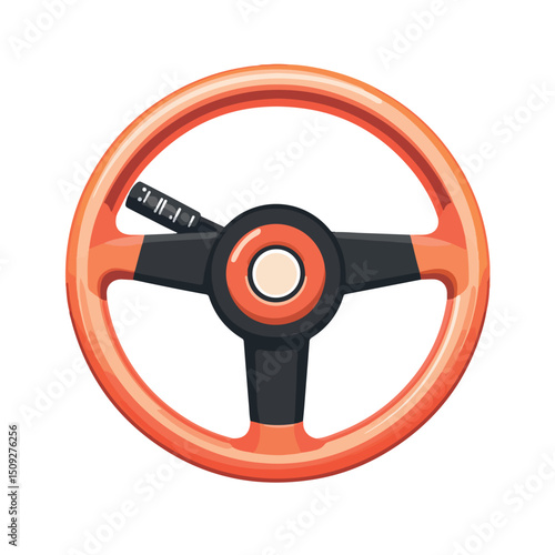 Professional automotive steering wheel part for vehicles, circular machine element for cars