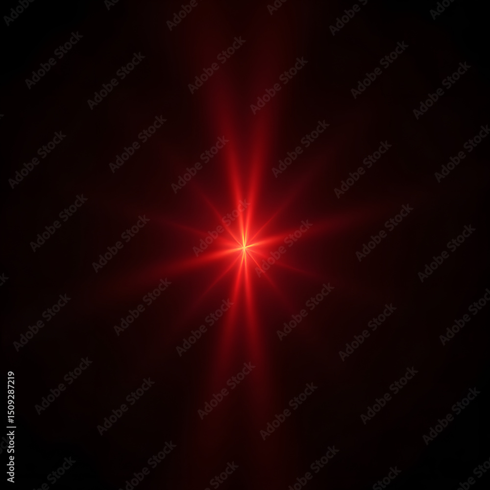 Obraz premium abstract red light / red lens flare 