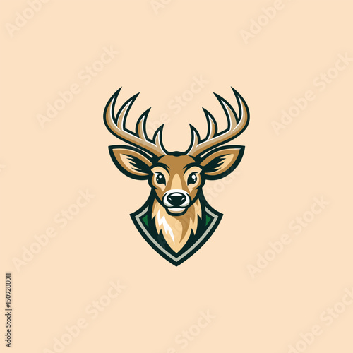 Simple deer head silhouette design isolated on a transparent background, deer, head, silhouette, animal, wildlife, vector, graphic, illustration, design, logo, symbol, icon, nature, stag, antler
