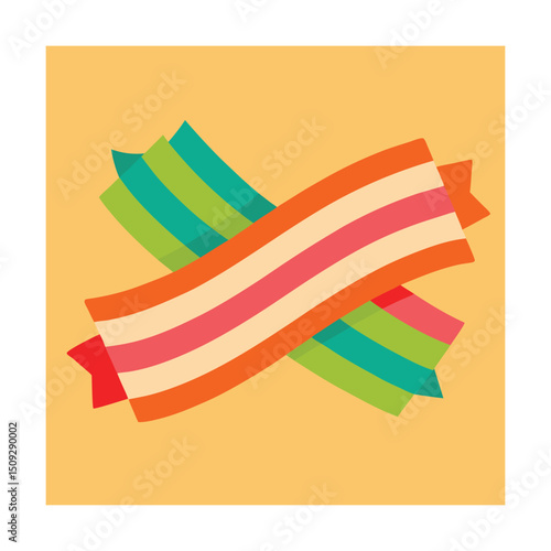 Colorful Assorted Sour Candy Belts