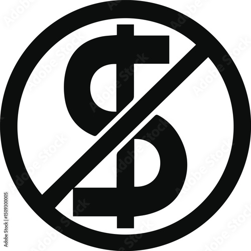 No money icon