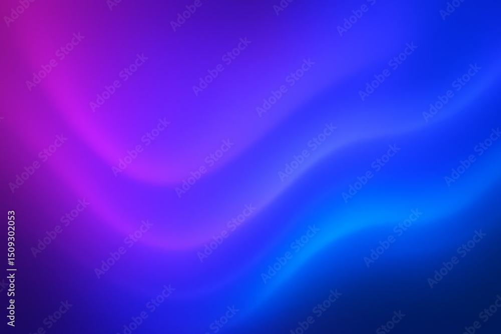 Fototapeta premium Purple to Blue Gradient Flow Background