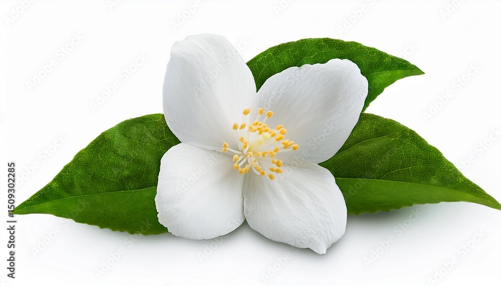 Obraz premium white jasmine flower isolated