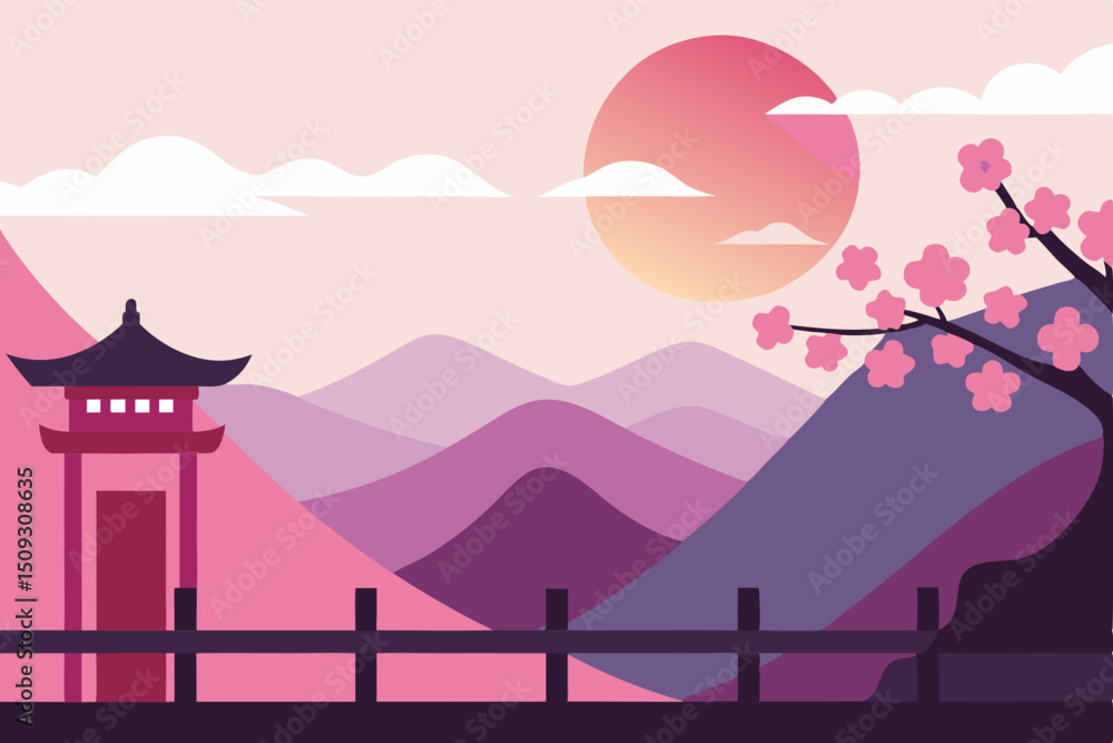 Fototapeta premium japanese cherry blossom
