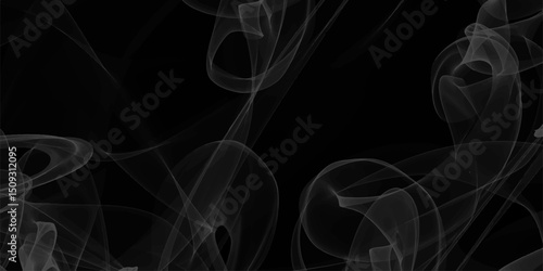Abstract white smoke on black background. Marble texture for decorative white background from marble stone texture design for fireplaces. Scratched texture soft lines brushed steel, desktop wallpaper.