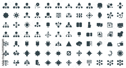 Icon set Perfectly Designed Pictograms Network Icons